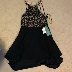 Black formal dress, size 15, Brand new (with tags)